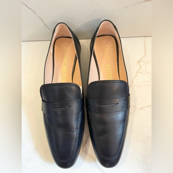 STUART WEITZMAN Leather Loafers - Picture 4 of 10